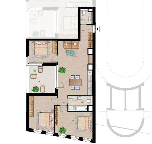 Eladó téglalakás, Budapesten, XVIII. kerületben, Üllői úton