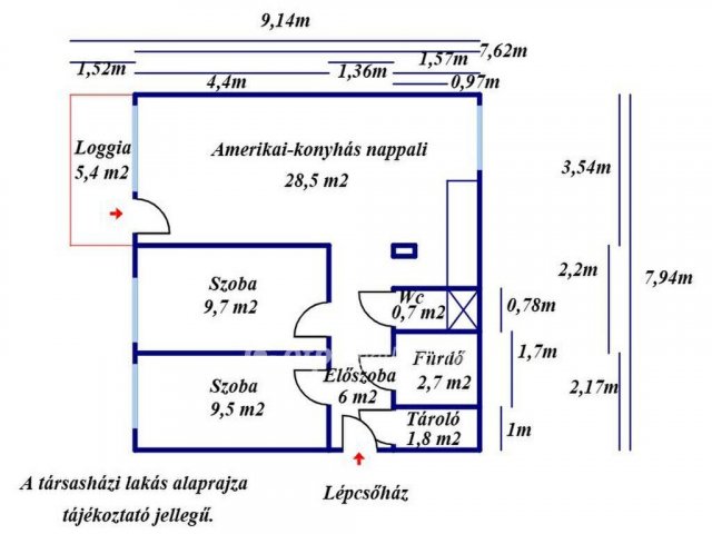 Eladó téglalakás, Kecskeméten 63.8 M Ft, 1+2 szobás