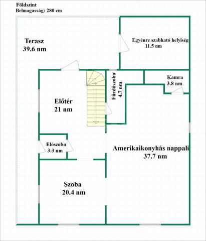 Eladó családi ház, Vácon 179 M Ft, 6+1 szobás