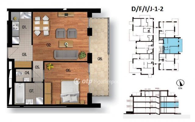 Eladó téglalakás, Budapesten, XI. kerületben 78.38 M Ft