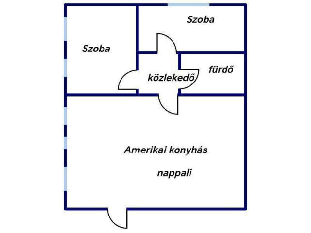 Eladó téglalakás, Egerben 61.9 M Ft, 1+2 szobás