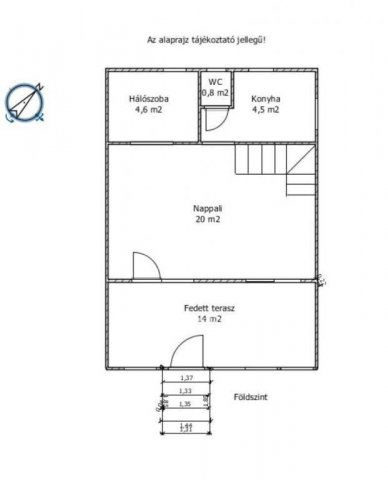 Eladó családi ház, Velencén 47.9 M Ft, 2+2 szobás