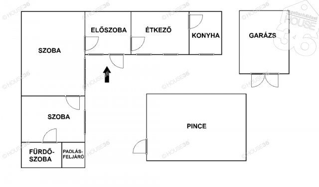Eladó családi ház, Kecskeméten 27.5 M Ft, 2 szobás