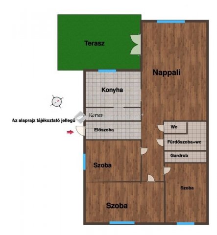 Eladó ikerház, Nagytarcsán 124 M Ft, 4 szobás