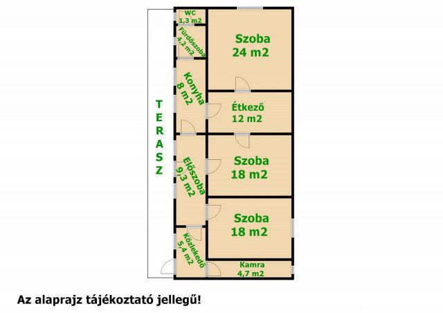 Eladó családi ház, Gyulán 24.9 M Ft, 3 szobás