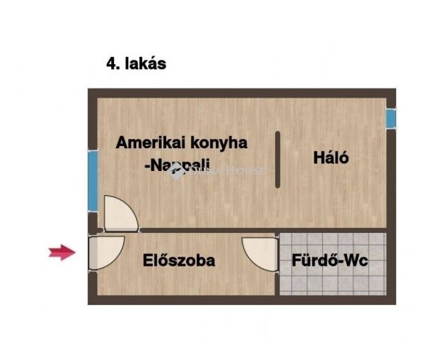Eladó téglalakás, Pécsett 37.9 M Ft, 1 szobás