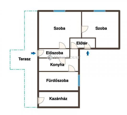 Eladó ikerház, Csömörön, Deák Ferenc utcában 75.8 M Ft