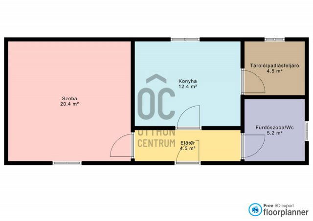 Eladó családi ház, Pusztaszentlászlón 8.9 M Ft, 1 szobás