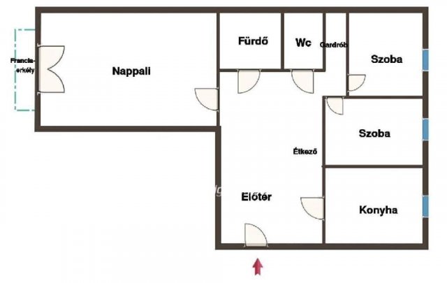 Eladó panellakás, Budapesten, III. kerületben 76.9 M Ft