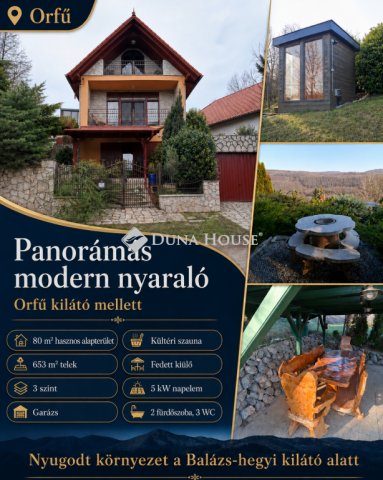 Eladó nyaraló, Orfűn, Napfény utcában 89.9 M Ft, 3 szobás