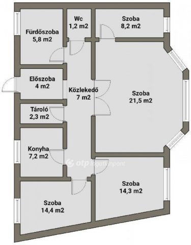 Eladó téglalakás, Kisvárdán 45 M Ft, 3+2 szobás