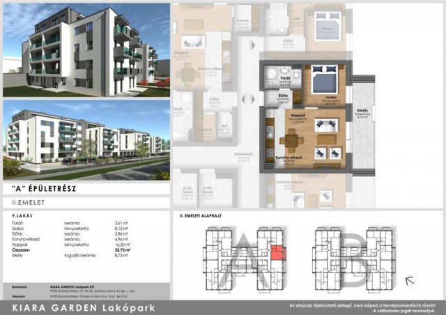 Eladó téglalakás, Szombathelyen 41.9 M Ft, 1 szobás