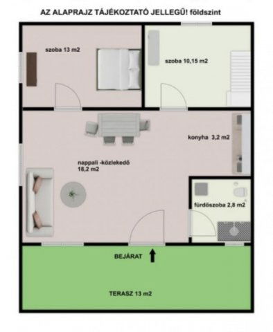 Eladó családi ház, Csörögön, Kolozsvári utcában 49.5 M Ft