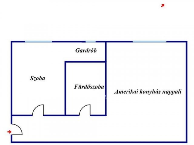 Eladó téglalakás, Miskolcon 17.8 M Ft, 1+1 szobás