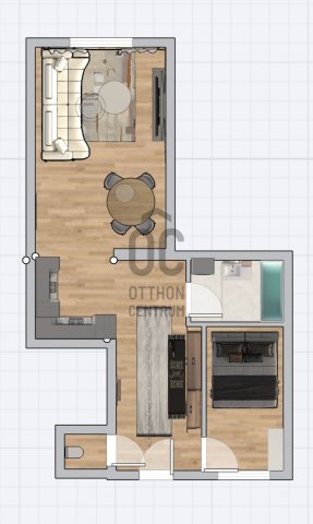 Eladó téglalakás, Budapesten, VI. kerületben 71.9 M Ft, 2 szobás