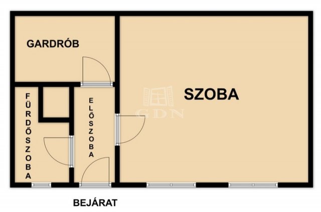 Eladó téglalakás, Budapesten, IX. kerületben 55 M Ft, 1 szobás