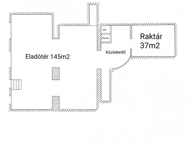 Eladó üzlethelyiség, Budapesten, XIII. kerületben 139.9 M Ft