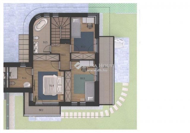 Eladó ikerház, Budaörsön 196 M Ft, 5 szobás