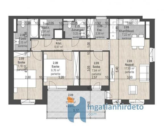 Eladó téglalakás, Budapesten, XIII. kerületben 139.834 M Ft