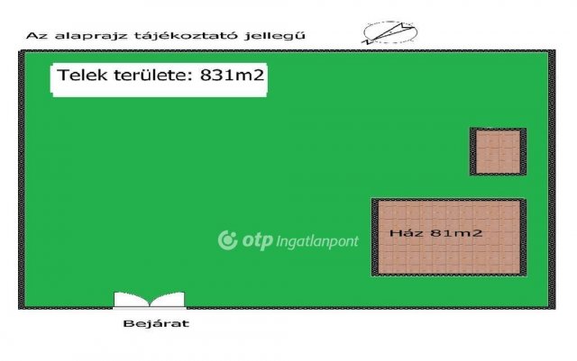 Eladó családi ház, Pusztaszabolcson 66.9 M Ft, 1+3 szobás