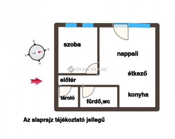 Eladó téglalakás, Debrecenben, Damjanich utcában 62.8 M Ft