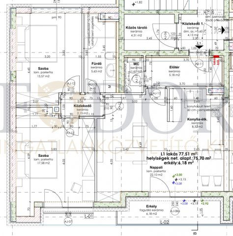 Eladó téglalakás, Budapesten, XVIII. kerületben 93.9 M Ft
