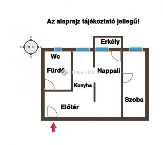 Eladó téglalakás, Bugyin 42 M Ft, 2 szobás