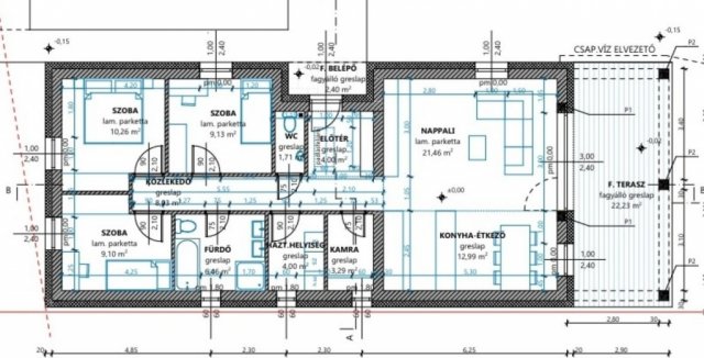 Eladó családi ház, Dunaszigeten 84.9 M Ft, 4 szobás