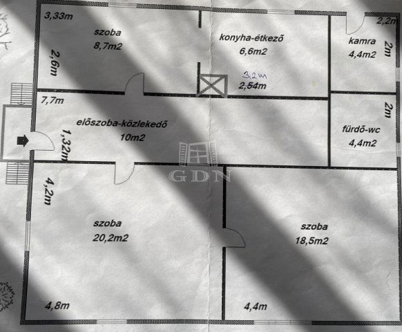 Eladó családi ház, Dömsödön 42.5 M Ft, 2 szobás
