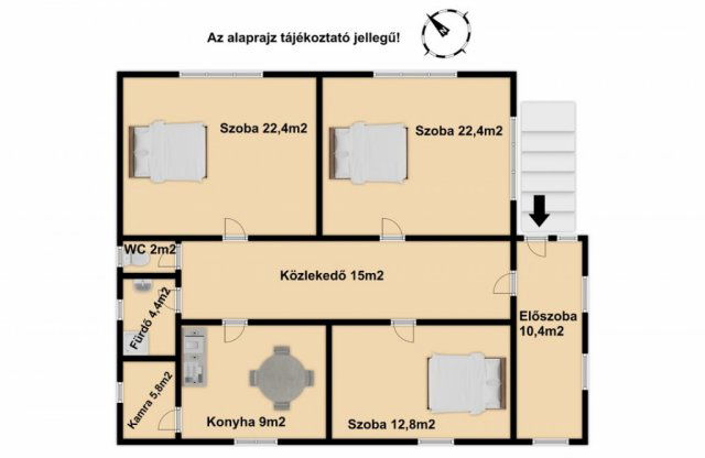 Eladó családi ház, Acsában 27 M Ft, 3 szobás