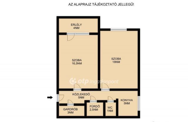 Eladó panellakás, Budapesten, IV. kerületben 66.9 M Ft, 2 szobás