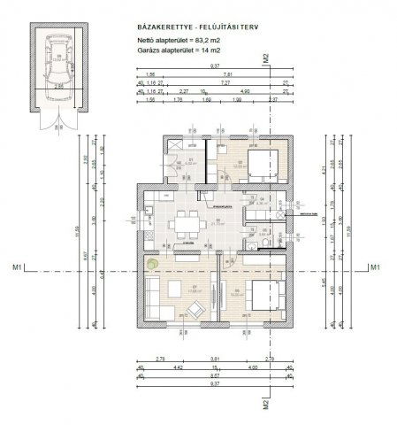 Eladó családi ház, Bázakerettyén 49.9 M Ft, 3 szobás