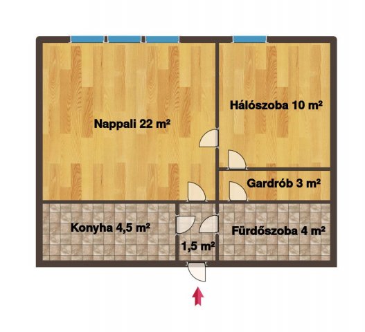 Eladó panellakás, Budapesten, XIV. kerületben 63 M Ft, 2 szobás