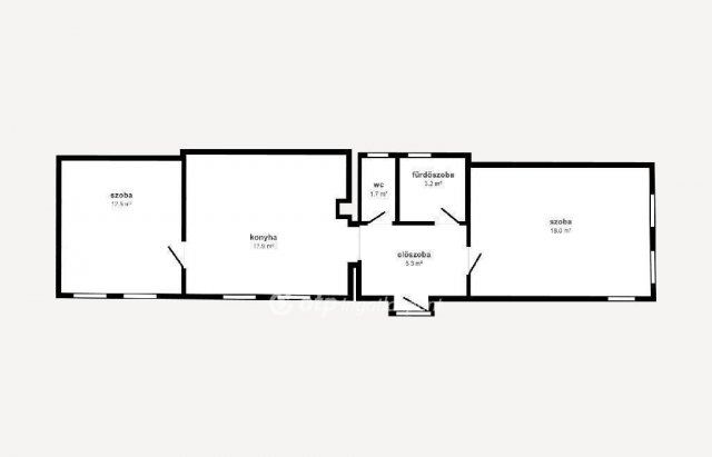 Eladó családi ház, Miskolcon 53 M Ft, 2 szobás