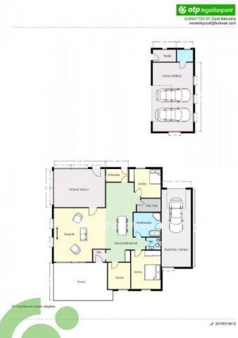 Eladó nyaraló, Pápán 109.9 M Ft, 3+1 szobás