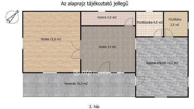 Eladó családi ház, Dömsödön 79.9 M Ft, 11 szobás