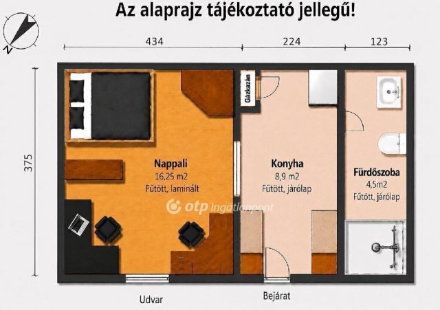 Eladó téglalakás, Budapesten, XIX. kerületben 49.9 M Ft