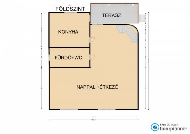 Eladó nyaraló, Szegeden 47.3 M Ft, 2 szobás