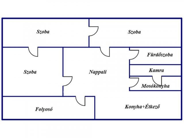 Eladó családi ház, Nagykállóban 27 M Ft, 3 szobás