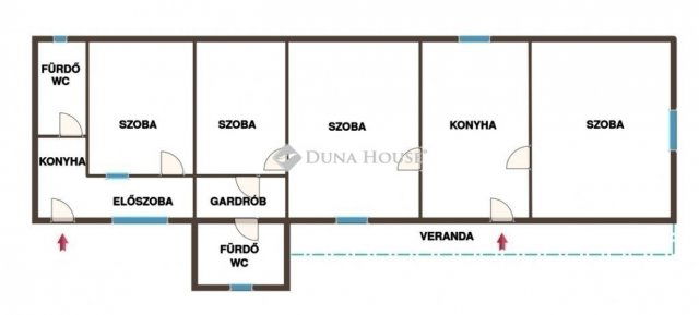 Eladó családi ház, Vecsésen 89.9 M Ft, 4 szobás