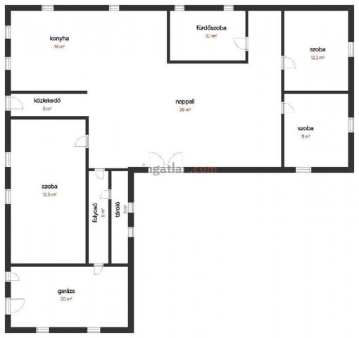 Eladó családi ház, Csabrendeken 96 M Ft, 3 szobás