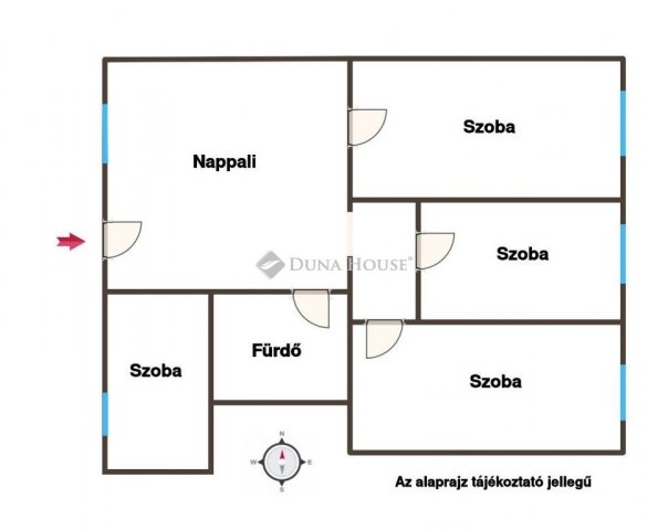 Eladó téglalakás, Budapesten, VI. kerületben 110 M Ft, 5 szobás