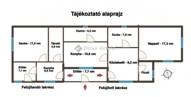 Eladó családi ház, Budapesten, XVIII. kerületben 97.8 M Ft