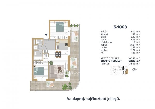 Eladó téglalakás, Budapesten, III. kerületben 127.7 M Ft