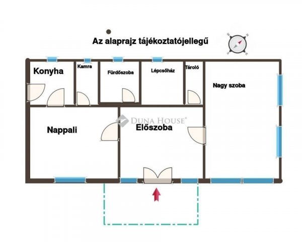 Eladó családi ház, Kiskunlacházán 74.5 M Ft, 5 szobás