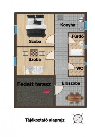 Eladó családi ház, Veresegyházon 59.9 M Ft, 2 szobás