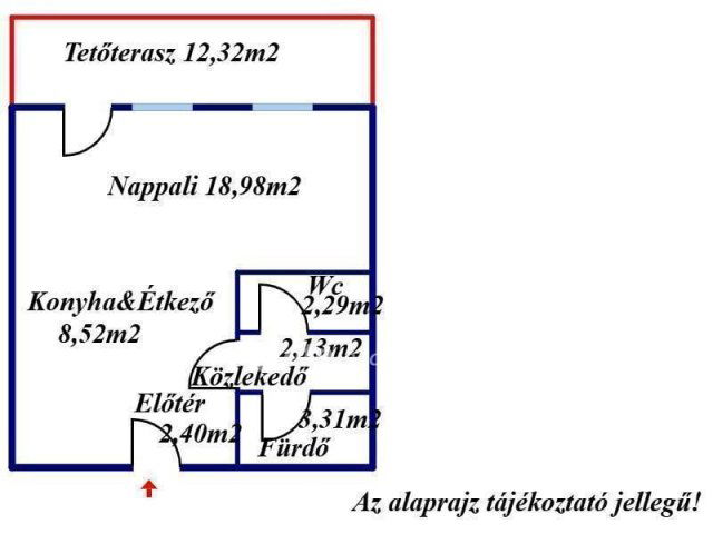 Eladó téglalakás, Kecskeméten 53 M Ft, 1 szobás