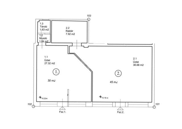 Eladó üzlethelyiség, Budapesten, XV. kerületben 76.9 M Ft
