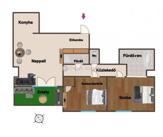 Eladó téglalakás, Budapesten, XIII. kerületben 135.9 M Ft