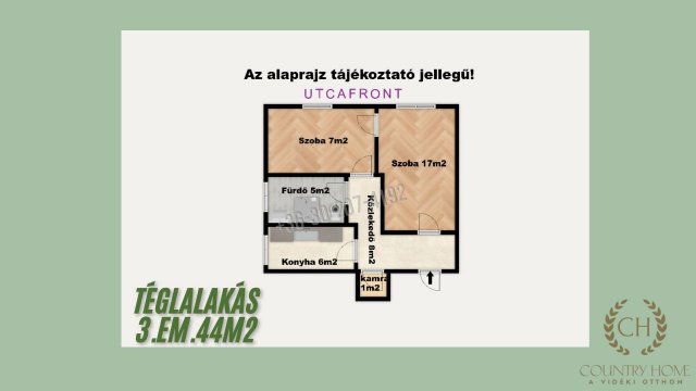 Eladó téglalakás, Szegeden, Csanádi utcában 41.5 M Ft